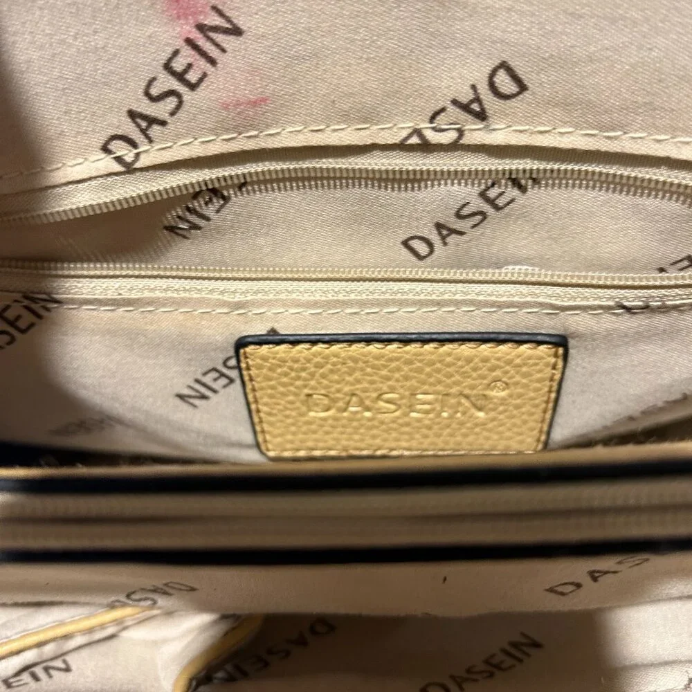 Dasein Pebbled Leather Bag - Picture 7 of 9